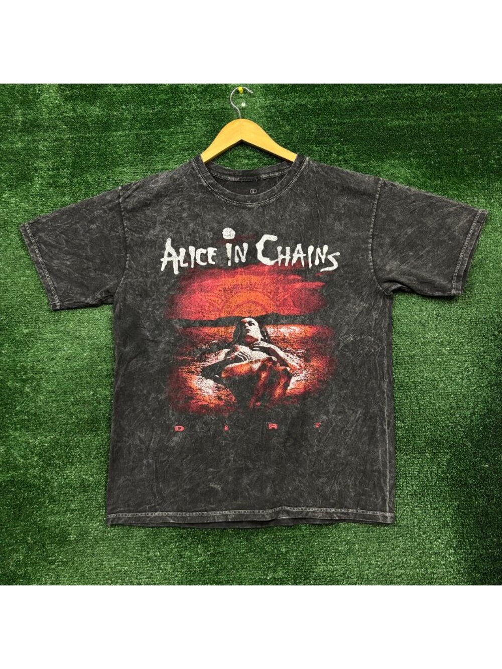Alice In Chains Dirt Est 1987 Heavy Metal Band Mineral Wash T-Shirt Size Large
